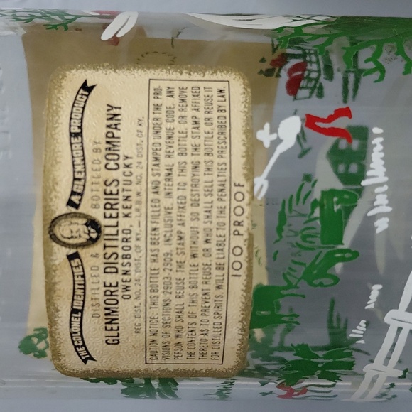 Vintage Kentucky Tavern Whiskey Bottle - Green and White - Picture 3 of 9